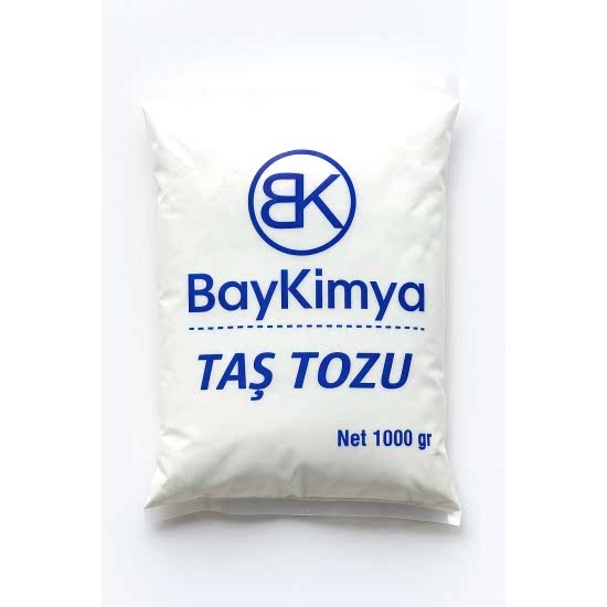 1 KG TAŞ TOZU BAY KİMYA KOKULU (KOKUSUZDUR) TAŞ TOZU BEYAZ
