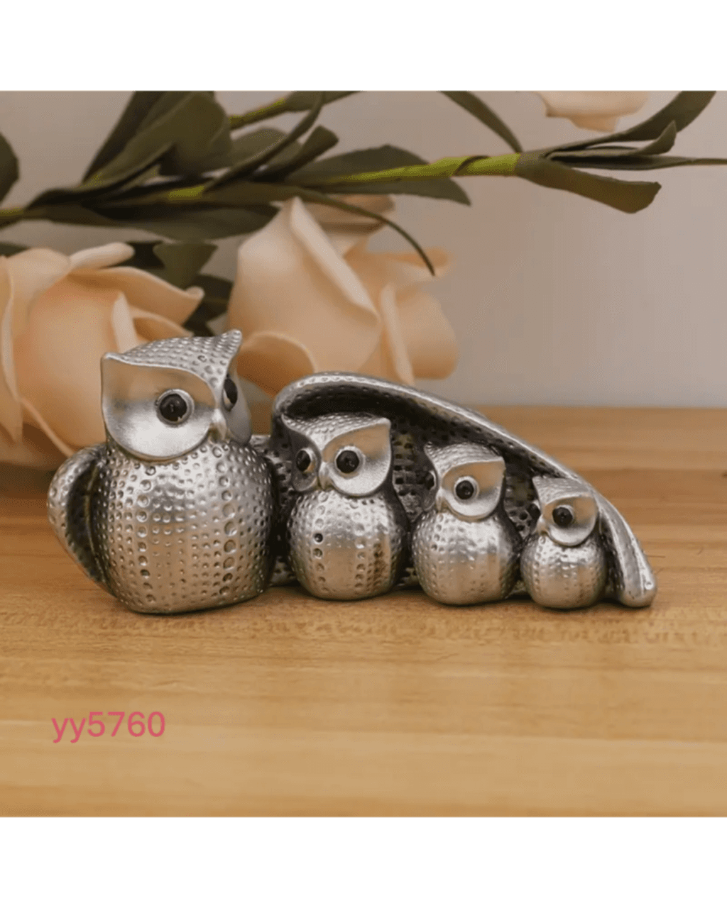  YY5760 Baykuş Ailesi Biblo Silikon Kalıp • El Yapımı Dekoratif Obje Üretimi • Anlamlı ve Şık Hediyelik Kalıp!