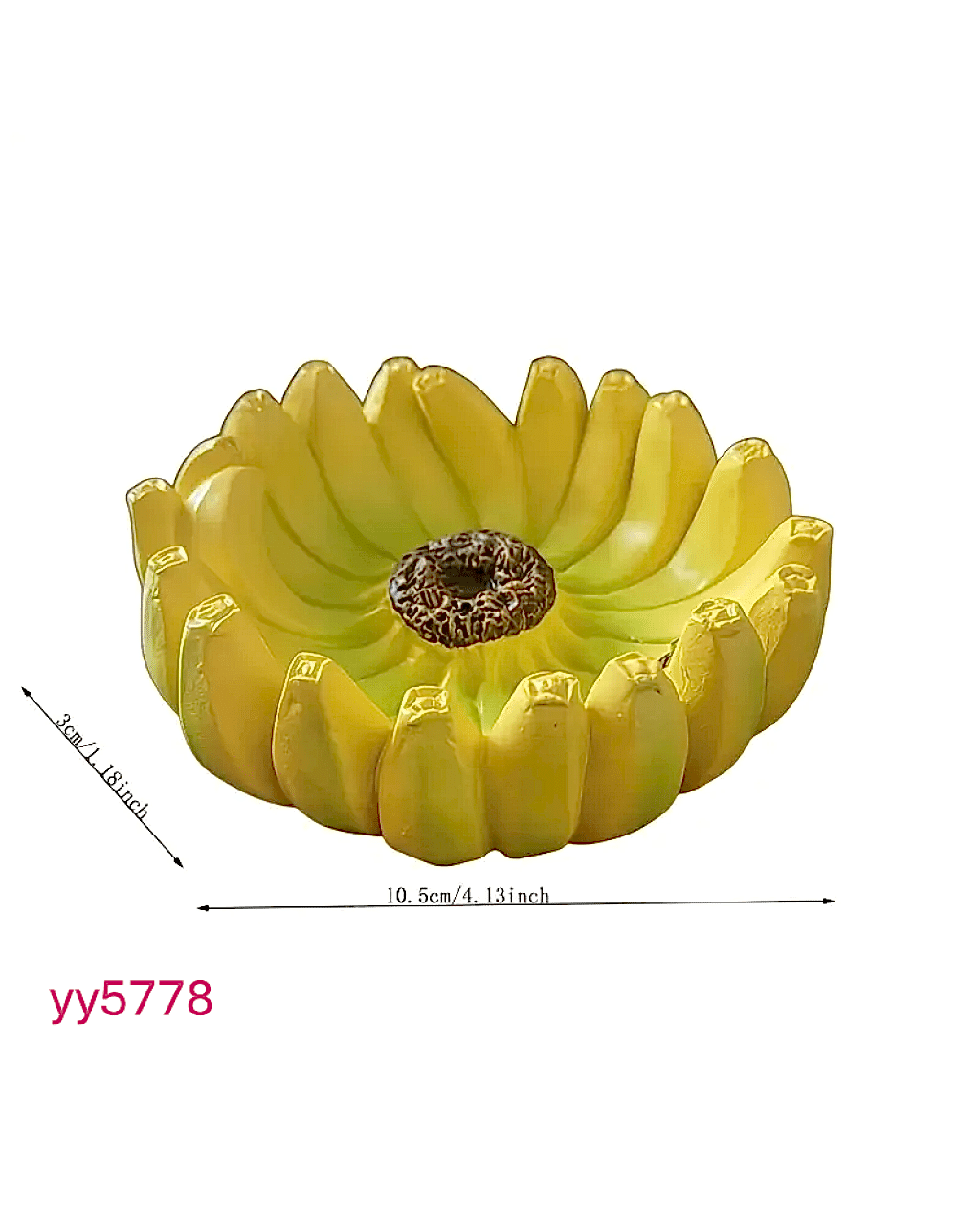  YY5778 Muz Demeti Formlu Kase Silikon Kalıp • El Yapımı Sunumluk ve Dekoratif Obje Kalıbı • Eğlenceli ve Fonksiyonel Tasarım!