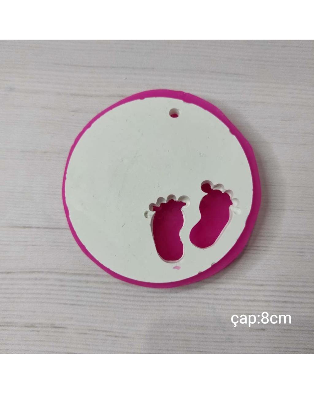 YY0104-Yuvarlak Tabanlık Ayak Figürlü Silikon Kalıp-8