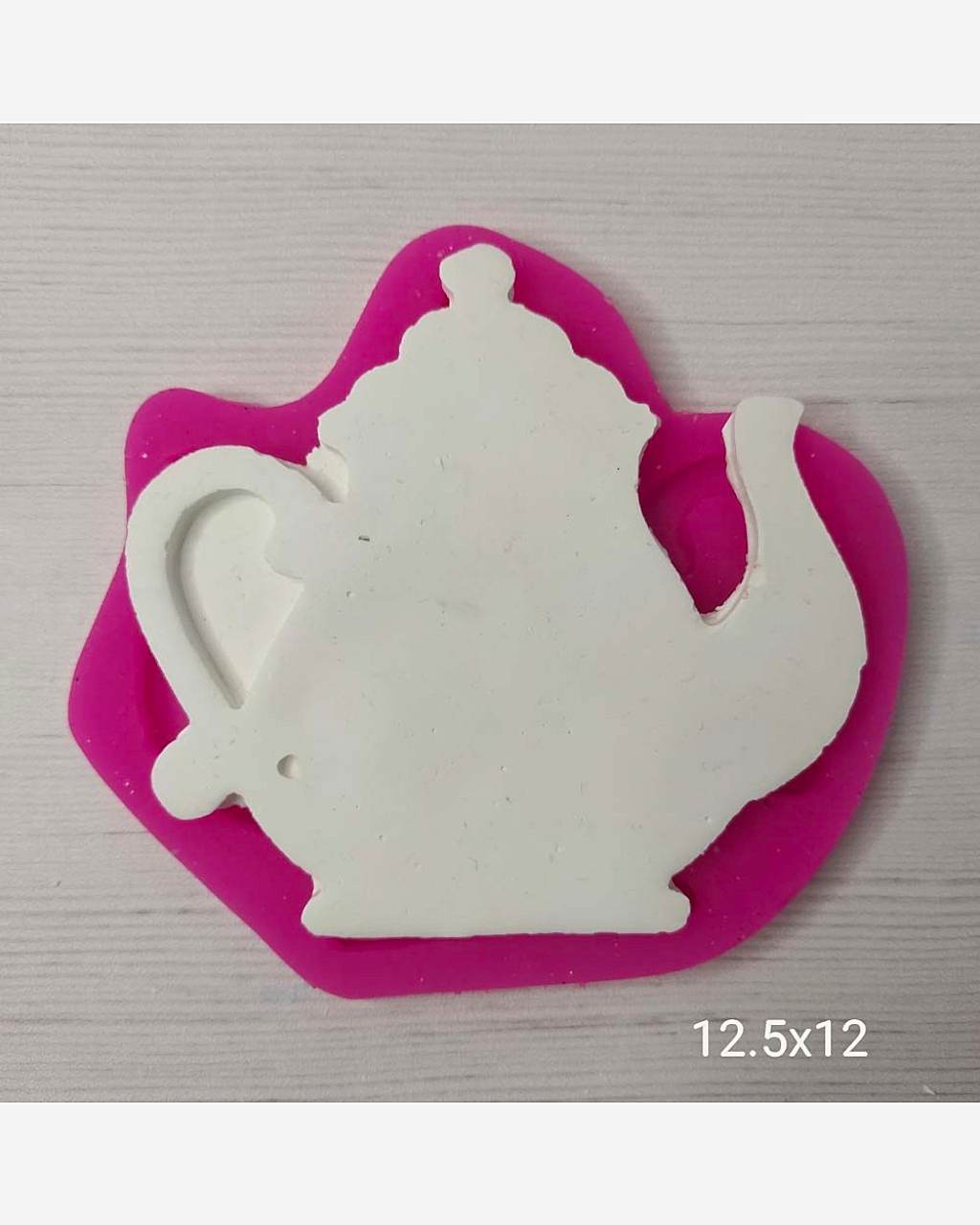 YY0470-Çaydanlık Tabanlık Silikon Kalıp-12,5X12cm