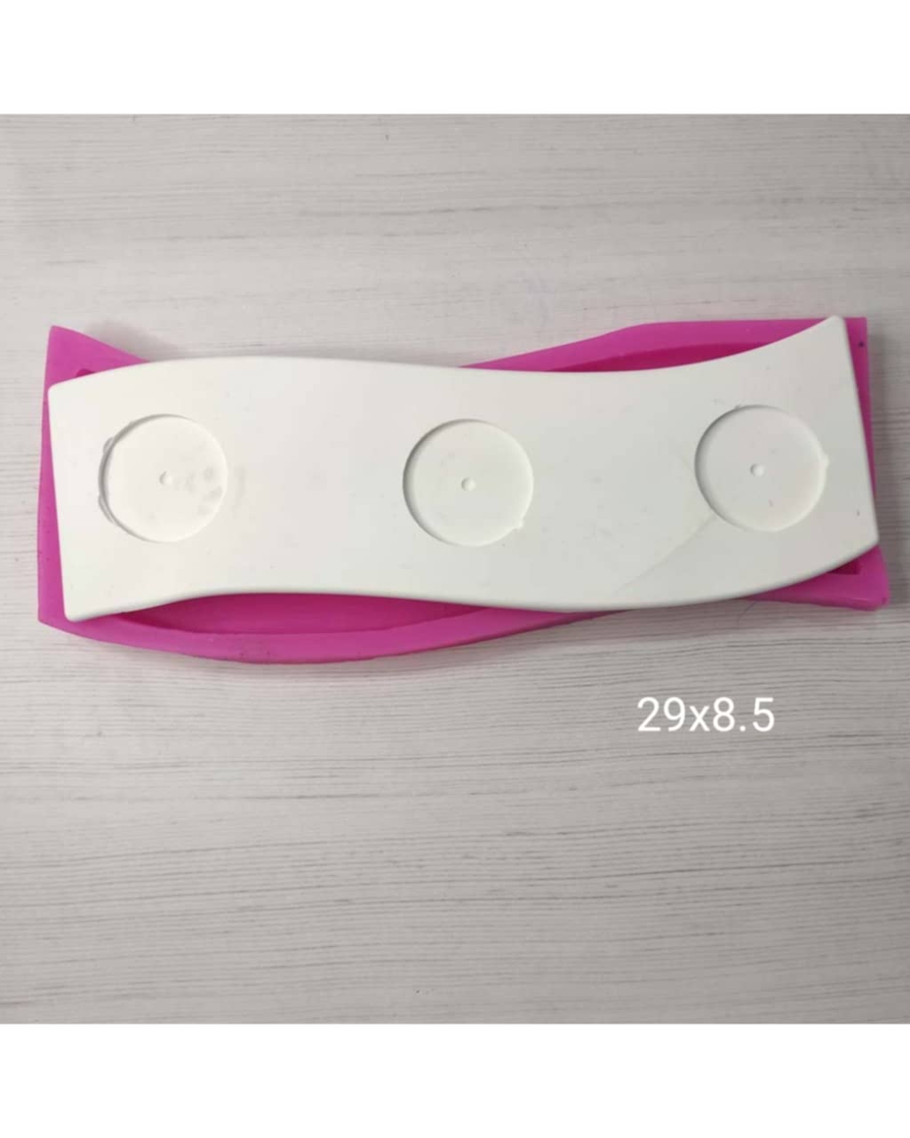 YY0759 Dalga Formlu Tea Light Mumluk Silikon Kalıp • El Yapımı Dekoratif Mumluk Tasarımları için Hediye Seçeneği!