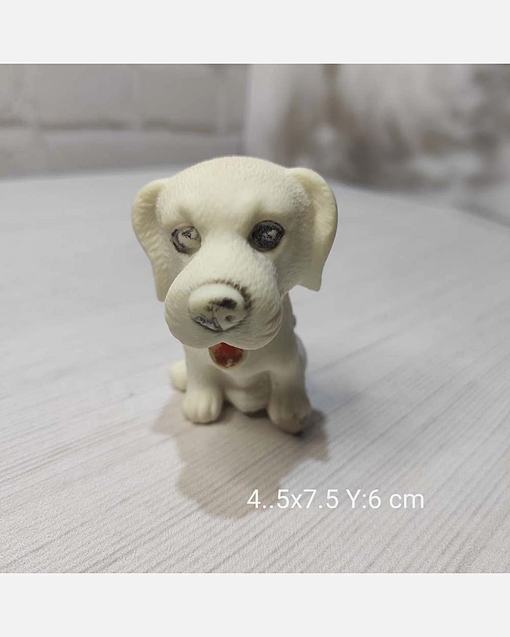 YY0858-Ağzı Açık Köpek Oturan Silikon Kalıp