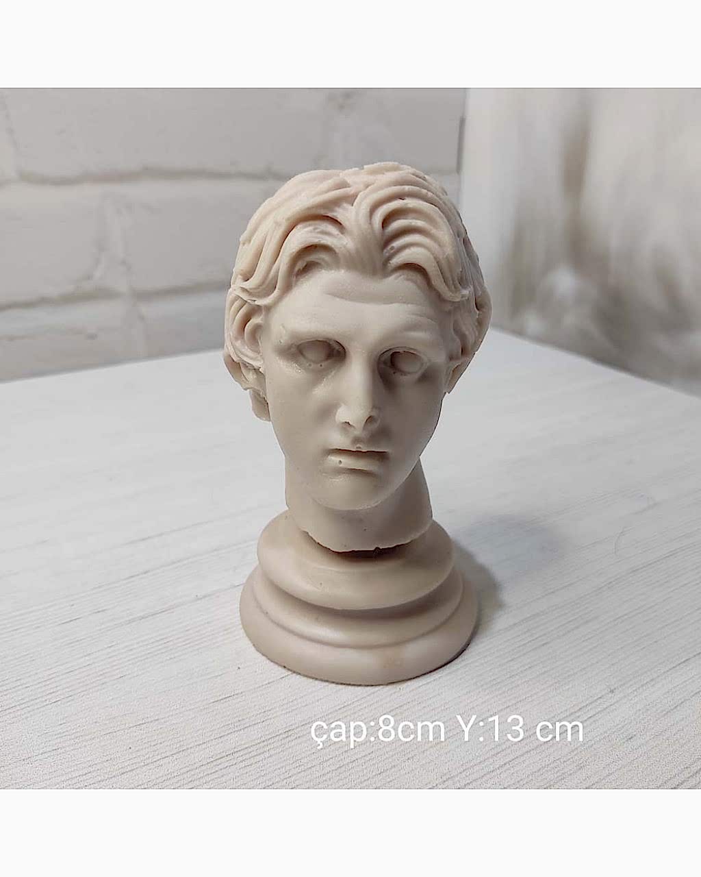 YY0975 Büst Büyük İskender Silikon Kalıp: Sanatınızı Yükseltin - Kaliteli ve Dayanıklı Hediye Seçeneği!