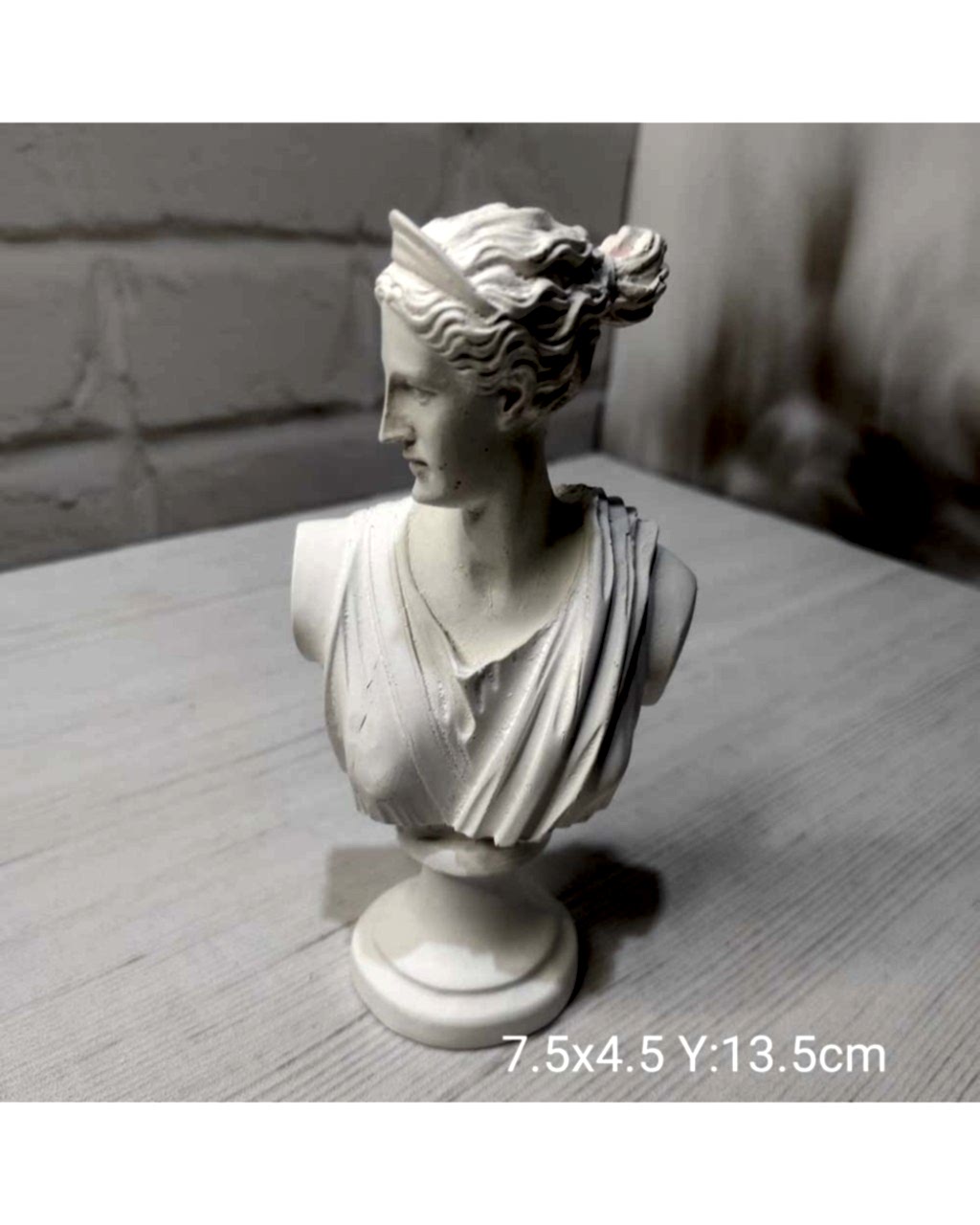 YY1143 Afrodit Büst Biblo Silikon Kalıp: Güzelliğin ve Aşkın Sembolünü Sanatınıza Taşıyın!