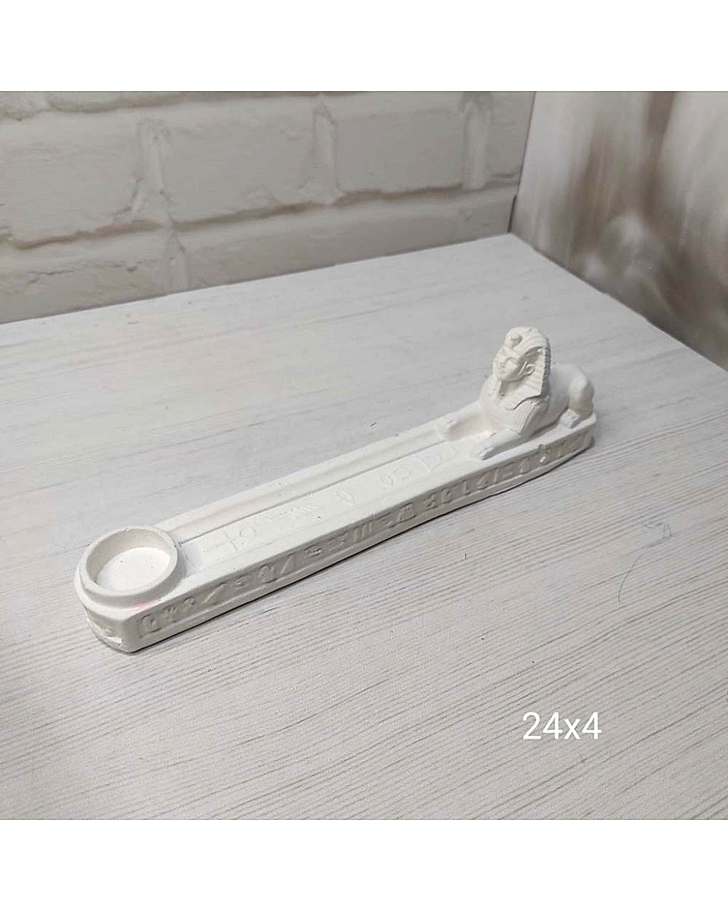 YY1304-Çubuk Tütsülük Sfenks Aslan Silikon Kalıp