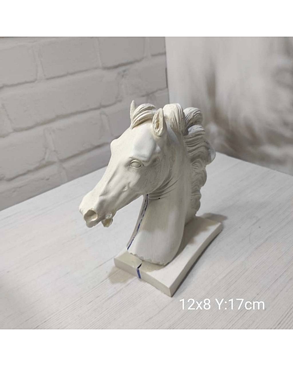 YY1464 At Büst Biblo Silikon Kalıp: Sanatınıza Gücün ve Zarafetin Dokunuşunu Katın - Kaliteli ve Dayanıklı Hediye Seçeneği!