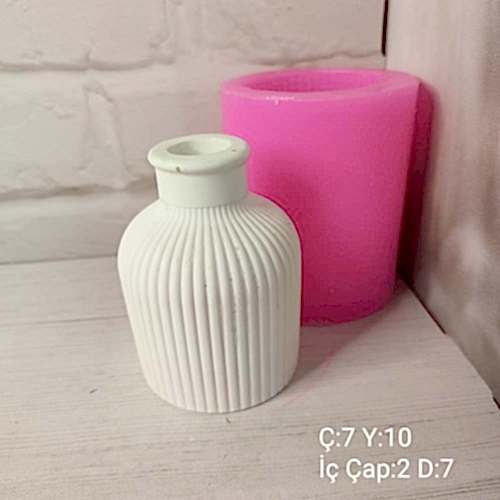 YY1860-Pampas Vazo Silikon Kalıp