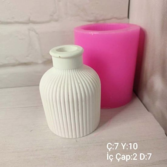 YY1860-Pampas Vazo Silikon Kalıp