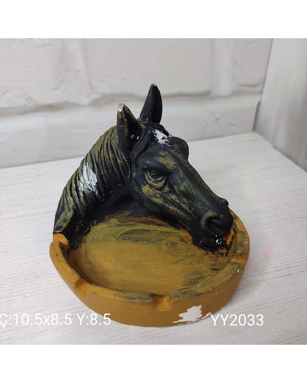 YY2033 At Figürlü Küllük Silikon Kalıp – Asil ve Şık Dekoratif Hediye!