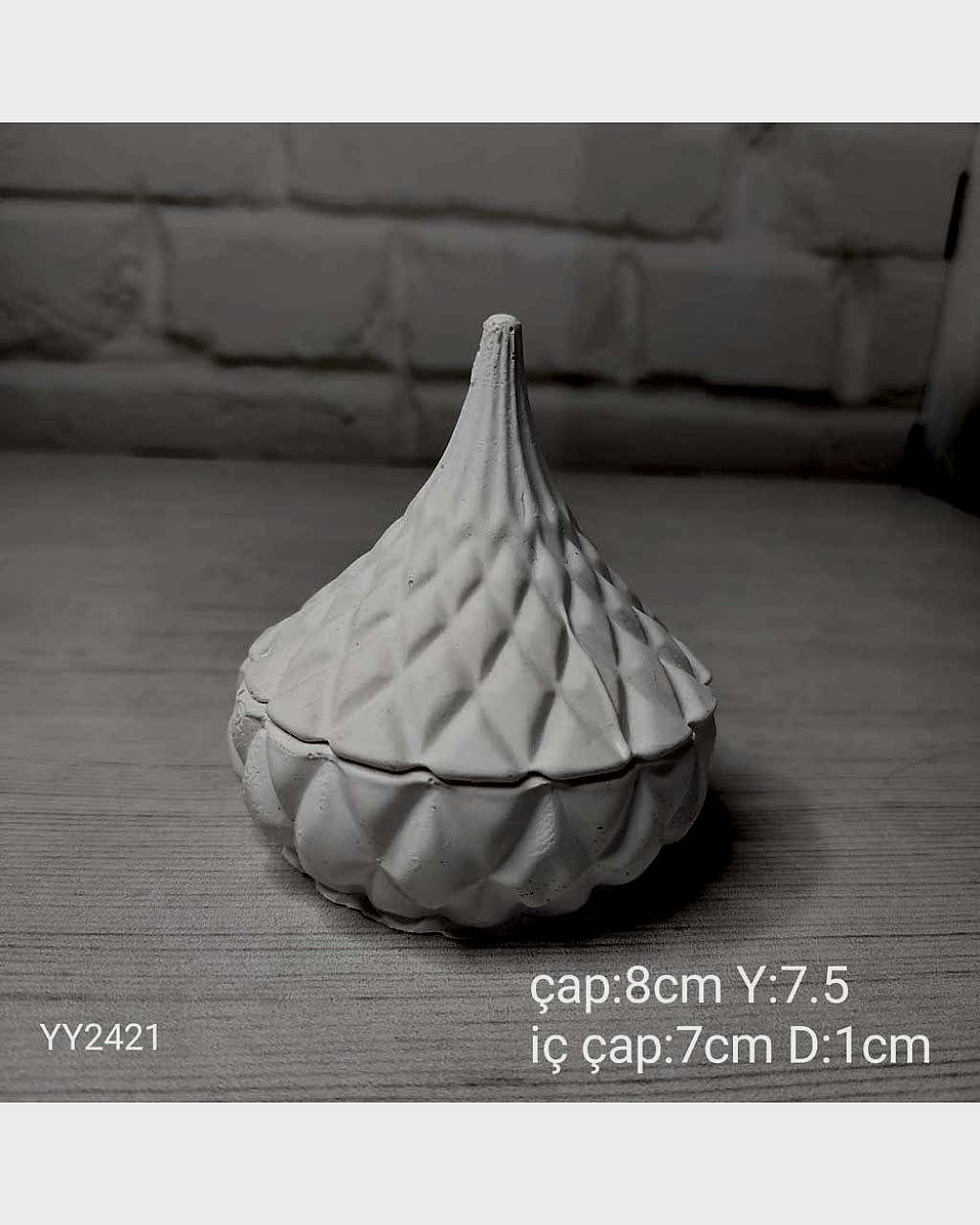 YY2421 Sivri Kapaklı Kutu Silikon Kalıp