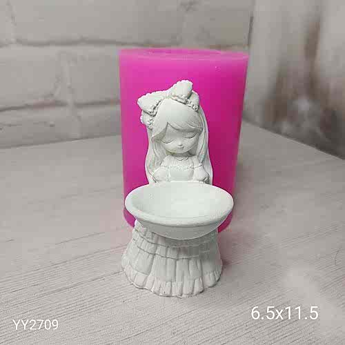 YY2709 Lokumcu Prenses Kız Silikon Kalıp