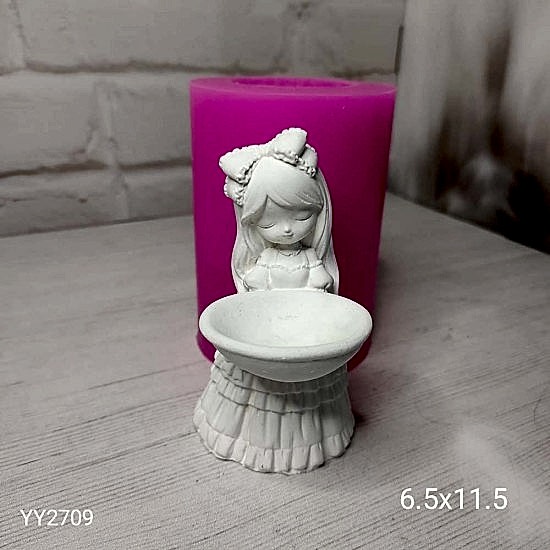 YY2709 Lokumcu Prenses Kız Silikon Kalıp