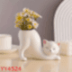  YY4524 Kedi Vazo Silikon Kalıp: Sevimli ve Anlamlı Hediye Seçeneği!