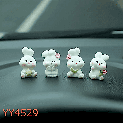 YY4529 4'lü Minik Tavşanlar Silikon Kalıp: Sevimli ve Anlamlı Hediye Seçeneği!