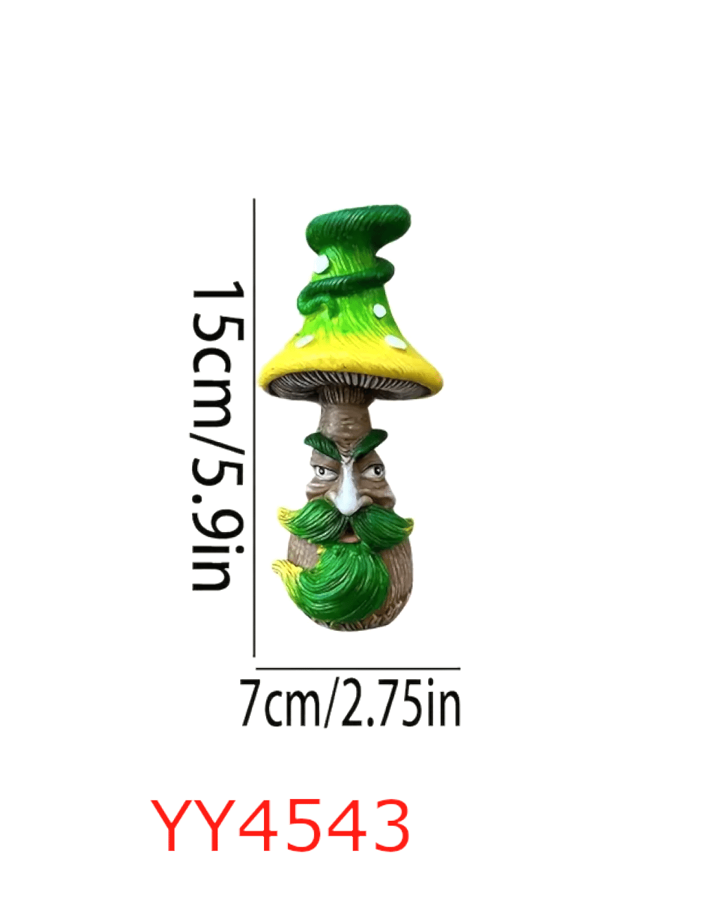 YY4543 - MANTAR ELF BİBLO - SİLİKON KALIP