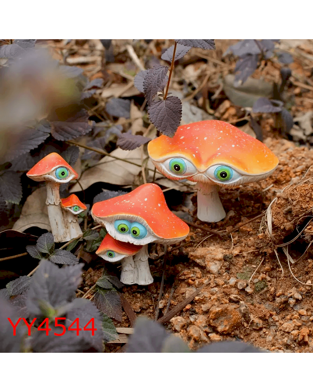 YY4544 3'lü Mantar Elf Biblo Silikon Kalıp: Sevimli ve Eğlenceli Hediye Seçeneği!