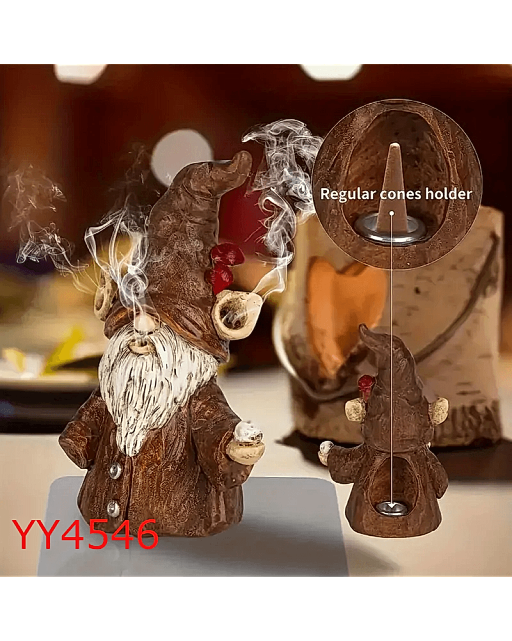 YY4546 ELF CÜCE GERİ AKIŞ TÜTSÜLÜK SİLİKON KALIP: SEVDİKLERİNİZE ÖZEL HEDİYELER HAZIRLAYIN!