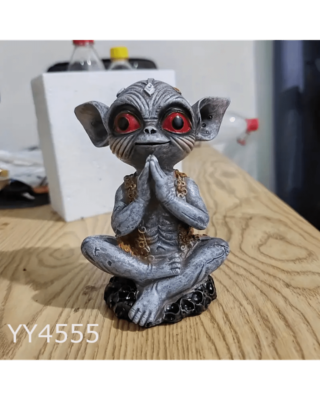 YY4555 Yoga Yapan Elf Biblo Silikon Kalıp: Huzuru ve Eğlenceyi Birleştiren Anlamlı Hediye!