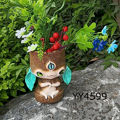 YY4599 Ağaç Elf Saksı Silikon Kalıp: Doğanın Zarafeti ve Sevimliliği Bir Arada Sunan Anlamlı Hediye!